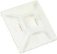 Klebesockel für Kabelbinder 19 x 19 mm     Farbe:...