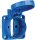 Einbau-Schukosteckdose blau IP54, mit Dichtrand