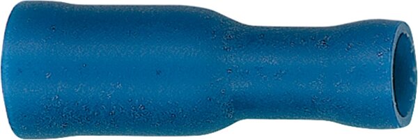 Rundsteckhülse isoliert 2,5 mm², 5,0 mm Farbe blau, VPE = 100 Stück