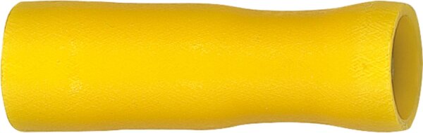 Rundsteckhülse isoliert 4,0 mm²-6,0 mm², 5,0 mm Farbe gelb, VPE = 100 Stück