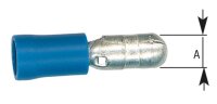 Rundstecker halbisoliert 2,5 mm² 5,0 mm Farbe blau,...