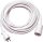 Kunststoff-Verlängerung weiß, 10m