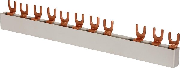 Gabel-Phasenschiene Pollmann G-L1-L2-L3-(N)-L1-L2-L3 / 16mm² Länge 210mm (12TE)