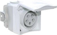 CEE-Unterputzsteckdose PCE 32A, 5-polig, IP44 mit...