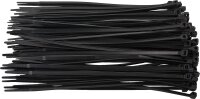 Standard-Kabelbinder schwarz 160 x 4,8mm 1 Pack = 100...