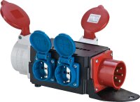 CEE-Adapter/Verteiler Eing.:CEE-Stecker 16A...