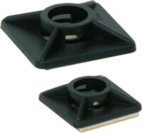 Klebesockel für Kabelbinder 19 x 19 mm     Farbe:...
