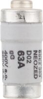 Neozed Sicherungseinsatz, D02 63A, VPE: 10 Stück