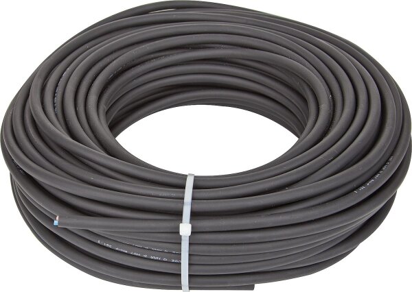 Gummileitung H07RN-F 3 G x 1,5 qmm, schwarz, Rolle à 50 m