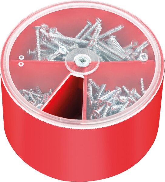 Geräteschraubenbox Kombi-Kreuz- schlitz 3,2 x 15,25,40mm je 100 Stück in Spenderbox