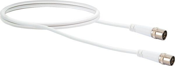 Sat/Modem Anschlusskabel Schwaiger mit f-Quick Stecker Länge 1,5m