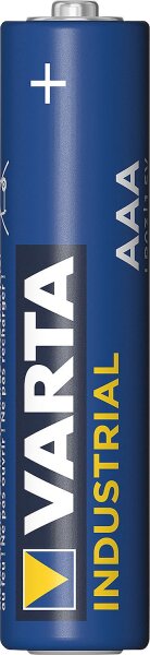 VARTA INDUSTRIAL Batterien MICRO AAA LR03 ALKALINE VPE = 10 Stück