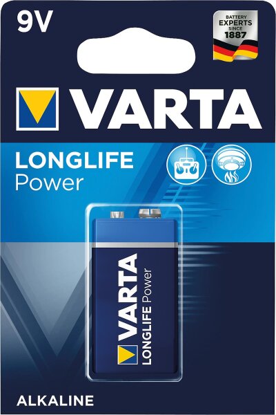 VARTA High Energy Batterien V 4922 Blister B1, E-Block 9V 6LP3146 1 St.