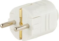 Schutzkontakt-Stecker 2-polig - schwarz 16A - 250V