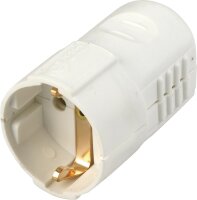 Schutzkontakt-Kupplung 2-polig - schwarz 16A - 250V