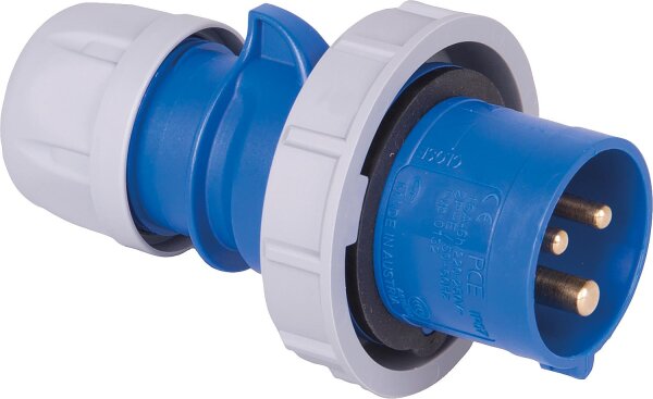 CEE-Stecker Shark IP67 230V, 32A Schraubanschluss