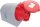 CEE-Wandsteckdose Turbo IP44 400V, 32A rot/grau, schraublos