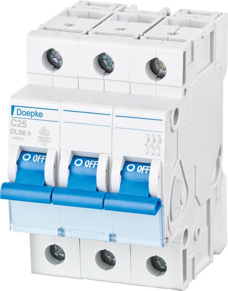 Leitungsschutzschalter Doepke DLS 6H C25-3 6KA 3-polig