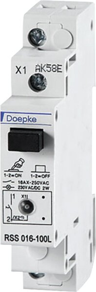 Steuerschalter Doepke RSS 016-100L 1-polig, Taster
