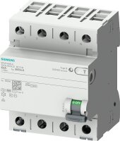 FI-Schutzschalter Siemens 4-polig, Typ B, 40 A, 300mA...