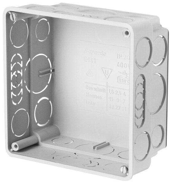 UP-Abzweigkasten F-Tronic 100 x 100 x 50 mm, Grau, 1 Stück