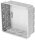 UP-Abzweigkasten F-Tronic 160 x 160 x 65 mm, Grau, 1 Stück