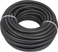 Wellschlauch zweiteilig PP NW10, schwarz 1 Rolle = 50m