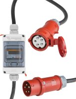 Mobiler Zwischensteckerzähler Drehstrom CEE 32A mit MID