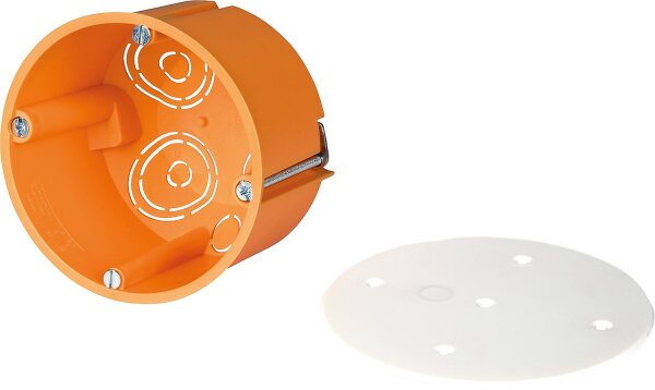 Hohlwand-Abzweigdose F-Tronic Ø 74 mm, 50 mm tief mit Deckel 1 Stück