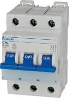 Leitungsschutzschalter Doepke DLS 6i, C16, 10KA 3-polig