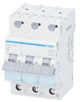Leitungsschutzschalter Hager 3p,C20A,6kA,MCS320,QuickConnect