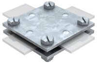 Kreuzverbinder flach für Flachleiter FL= 30mm ohne...