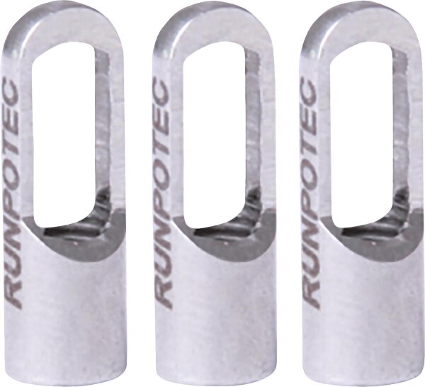 Zugösen-Set Runpotec 3 Stück, für Glasfaserstab Ø= 3mm, Gewinde Ø= 6mm