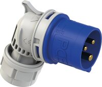 CEE-Winkelstecker 16A, 230V Twist, IP44, Schraubklemmen