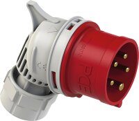 CEE-Winkelstecker 32A, 400V Twist, IP44, Schraubklemmen