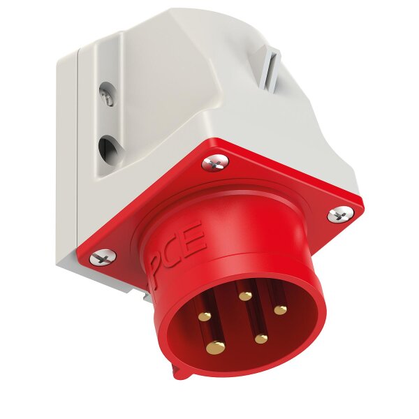 CEE-Wandgerätestecker 16A, 400V Twist, IP44, Schraubklemmen