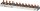 Stiftsammelschiene, 10mm² 1x FI 4pol. N-rechts 8x AFDD-LS Siemens 5ST3783-0 (12TE)