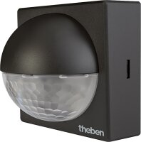Wand Bewegungsmelder theben theLuxa R180 Weiß Aufbau, 180° (Quer/Front) 12/5m