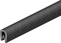 Kantenschutzband PVC schwarz KSB 4 PVC, Länge: 10m...