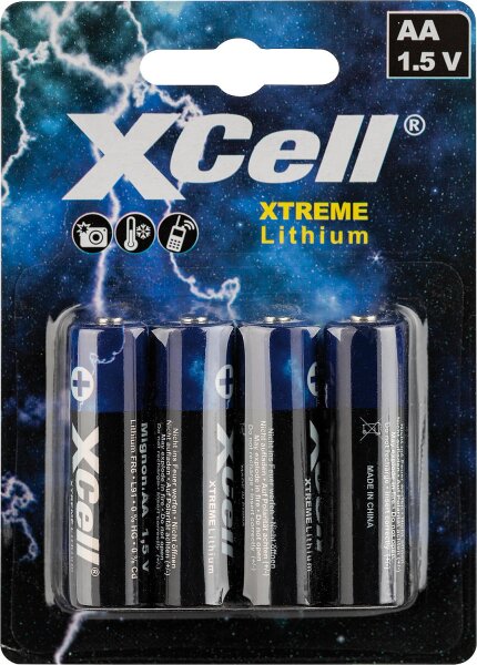 AA/FR06. 1,5V, 3000 mAh 4er Blister