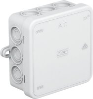 OBO Abzweigkasten A18 HxBxT : 125 x 100 x 40mm, lichtgrau