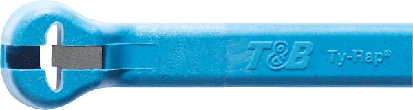 UV-Stahlnasenkabelbinder Ty-Rap 186x4,6mm, Farbe: Hellblau VPE: 100 Stück