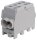 Abzweigklemme HLAK 25 1/2 M2, 1-polig, grau, 1,5-25mm²/1,5-16mm²