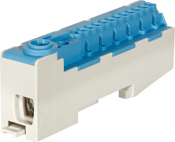 Steckbare Nullleiterklemme N 14-S, blau, 1,5-16mm²/1-4mm²