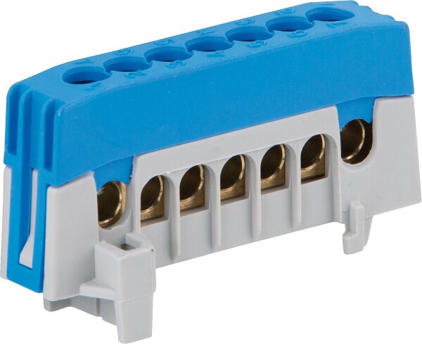 Nullleiterklemme N7-F2, blau, 7x16mm²