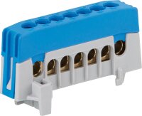 Nullleiterklemme N7-F2, blau, 7x16mm²