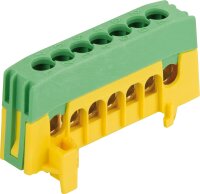 Schutzleiterklemme PE7-F2, grün-gelb, 7x16mm²