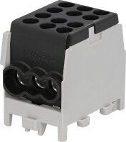 Abzweigklemme HLAK 25-1/4 M2, 1-polig, schwarz,...