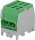 Abzweigklemme HLAK 25-1/4 M2, 1-polig, grün, 1,5-25mm²/1,5-16mm²