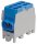 Abzweigklemme HLAK 25-1/6 M2, 1-polig, blau, 1,5-25mm²/1,5-16mm²